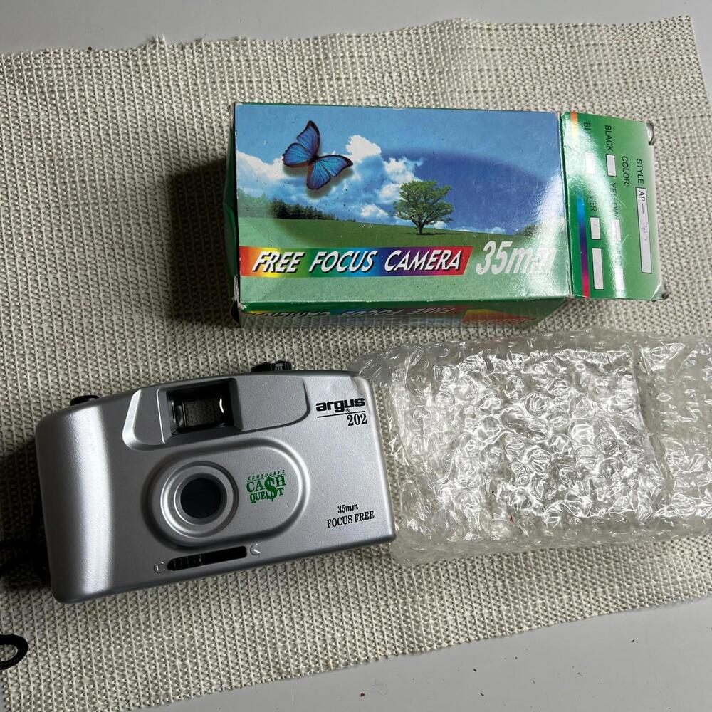 Argus 202 35mm Film Camera Focus Free w/ Box Kentucky’s Cash Quest Promo
